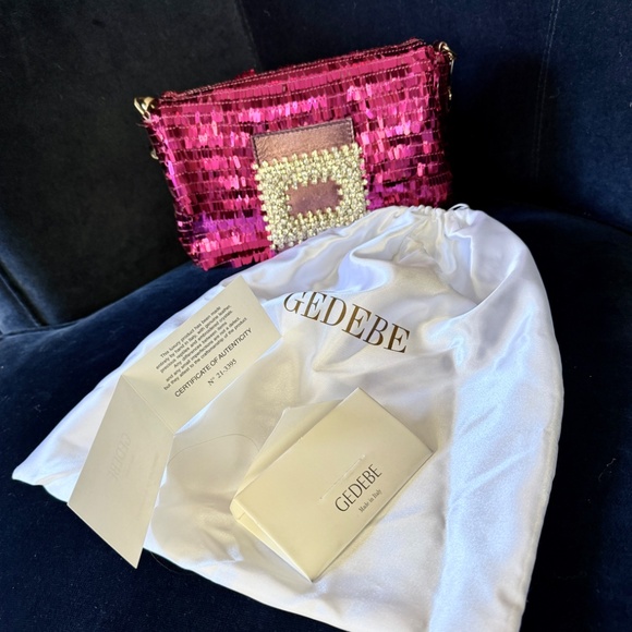 NWT: Stunning Gedebe Luxury Leather baguette - Picture 12 of 13